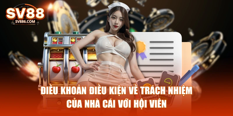 Điều khoản điều kiện về trách nhiệm của nhà cái với hội viên
