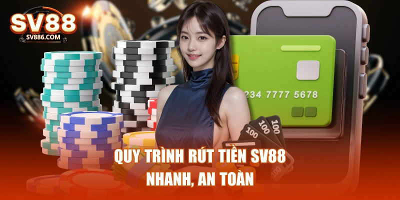 Quy trình rút tiền SV88 nhanh, an toàn